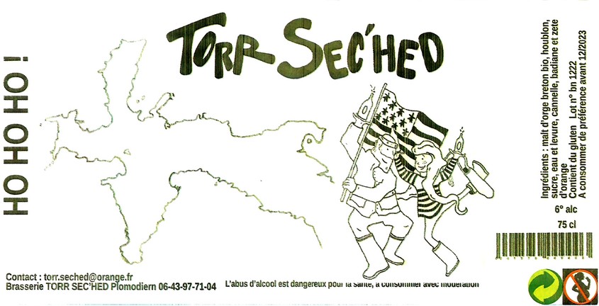 Etiquette BRASSERIE TORR SEC'HED 10