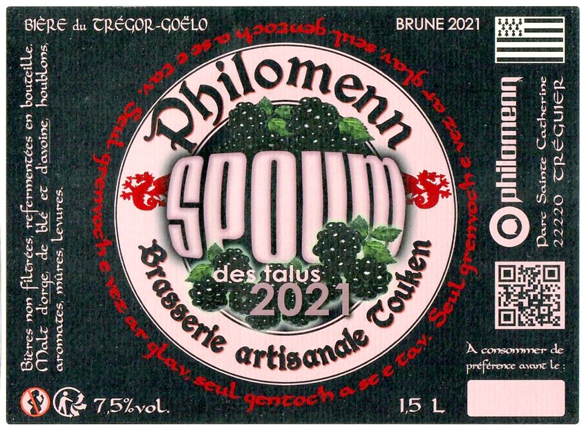 Etiquette BRASSERIE TOUKEN 35