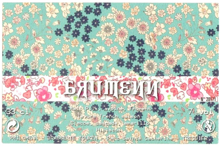 Etiquette BRASSERIE TOUKEN 46