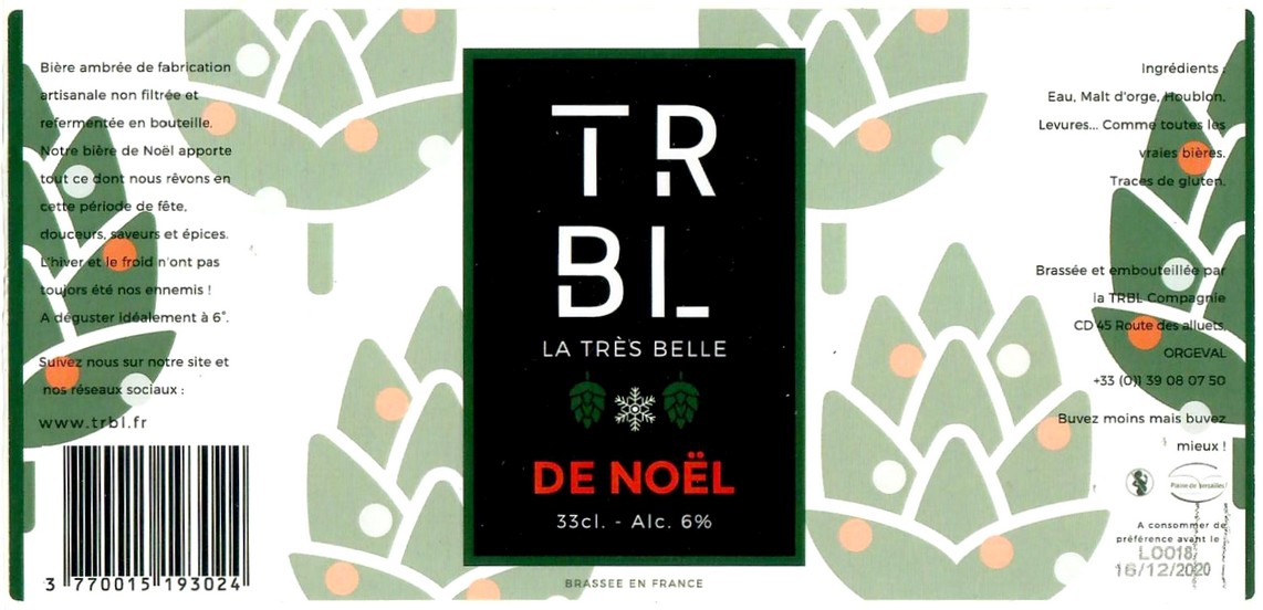 Etiquette BRASSERIE TRBL 04