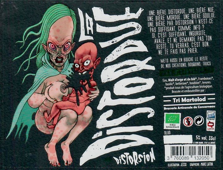 Etiquette BRASSERIE TRI MARTOLOD 58