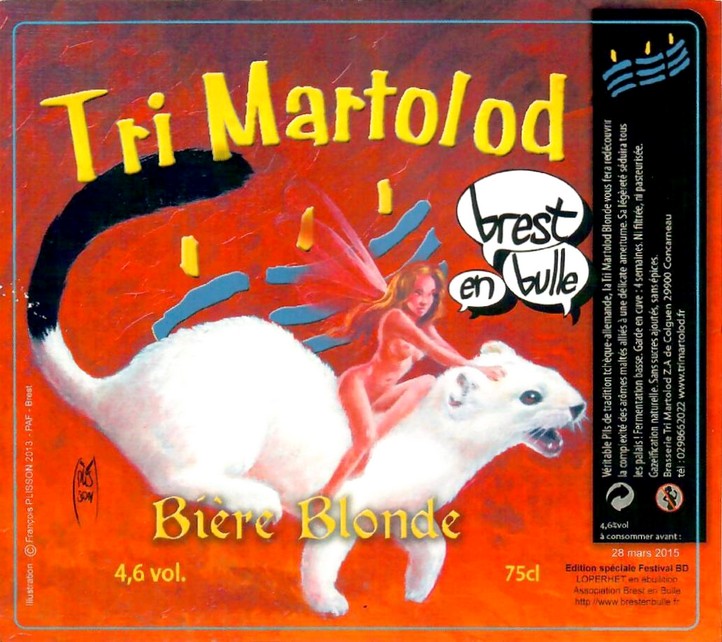 Etiquette BRASSERIE TRI MARTOLOD 69