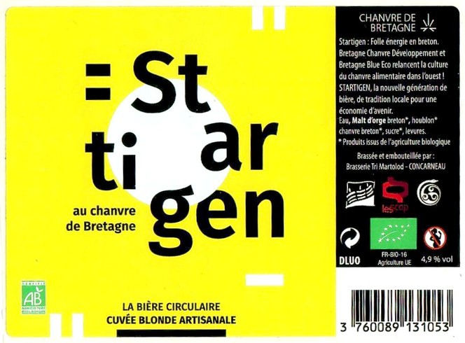 Etiquette BRASSERIE TRI MARTOLOD 76