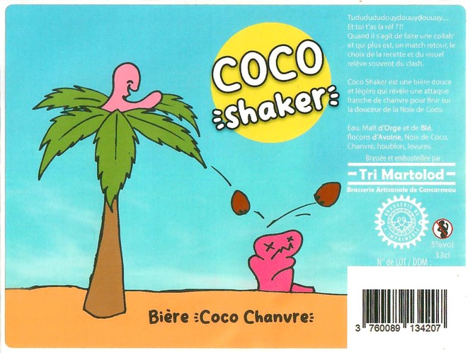 Etiquette BRASSERIE TRI MARTOLOD 82