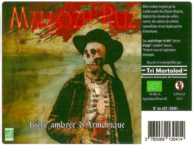 Etiquette BRASSERIE TRI MARTOLOD 83