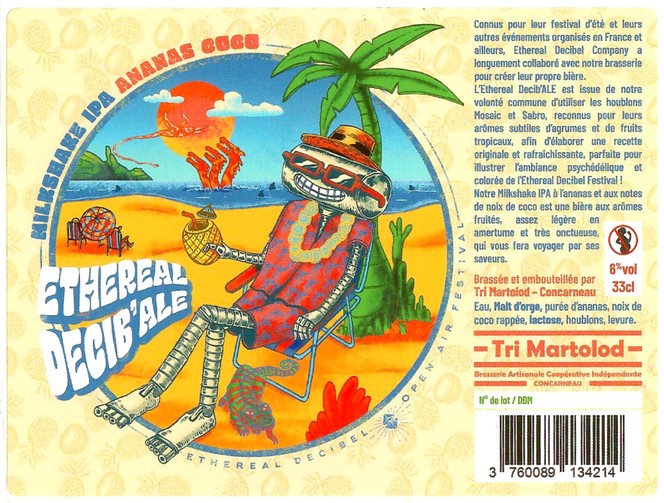 Etiquette BRASSERIE TRI MARTOLOD 84