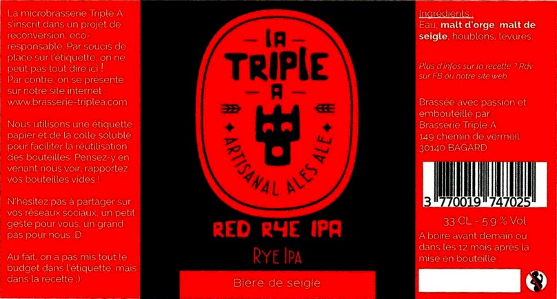 etiquette BRASSERIE TRIPLE A 04