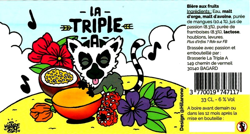 etiquette BRASSERIE TRIPLE A 07
