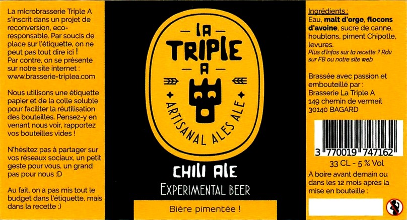 etiquette BRASSERIE TRIPLE A 09