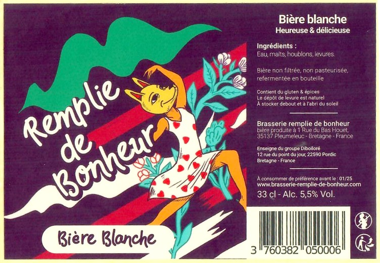 Etiquette BRASSERIE TRISK ALE 12