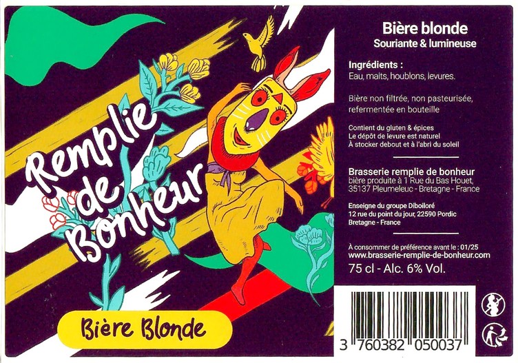 Etiquette BRASSERIE TRISK ALE 13