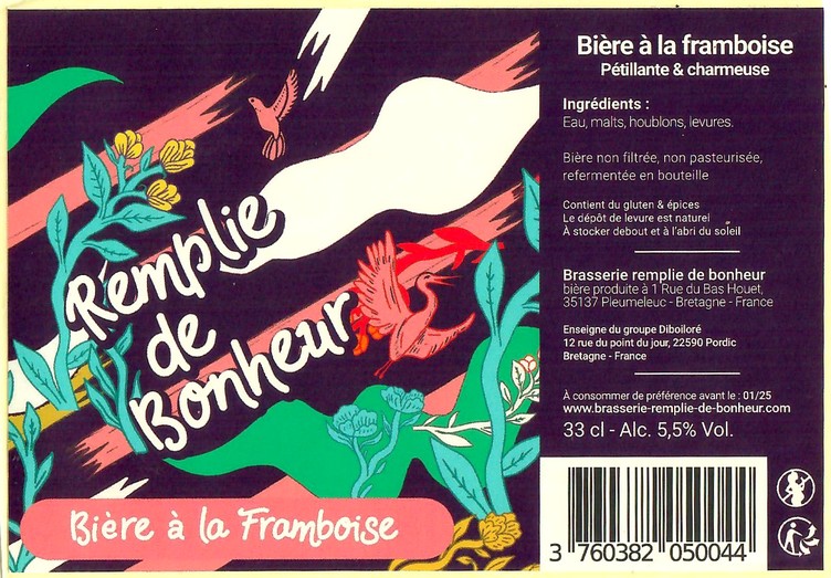 Etiquette BRASSERIE TRISK ALE 15