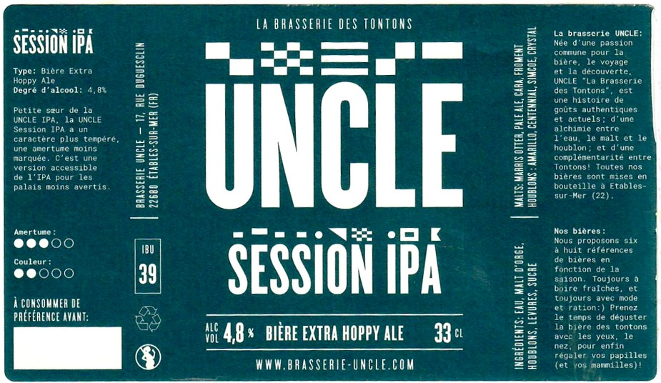 etiquette BRASSERIE UNCLE 07