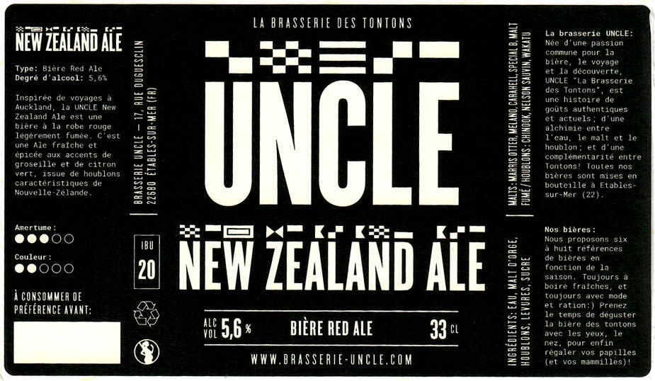 etiquette BRASSERIE UNCLE 12