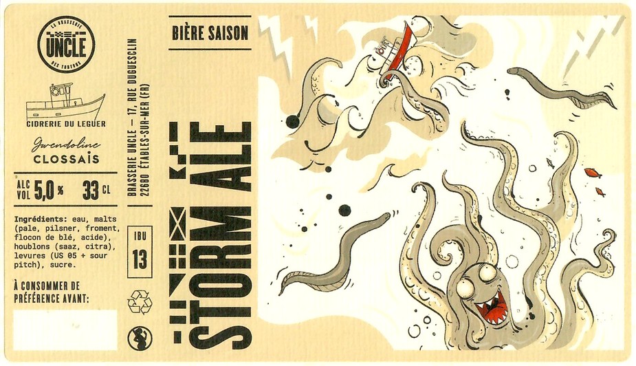 Etiquette BRASSERIE UNCLE 23