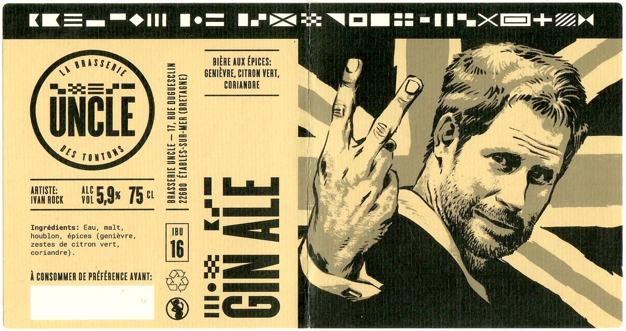 Etiquette BRASSERIE UNCLE 24