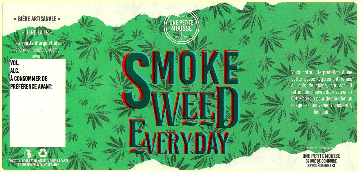 Etiquette BRASSERIE UNE PETITE MOUSSE 15