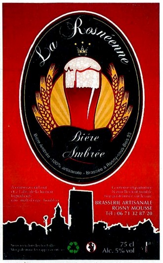 Etiquette BRASSERIE VALOIS ROSNY MOUSSE 03