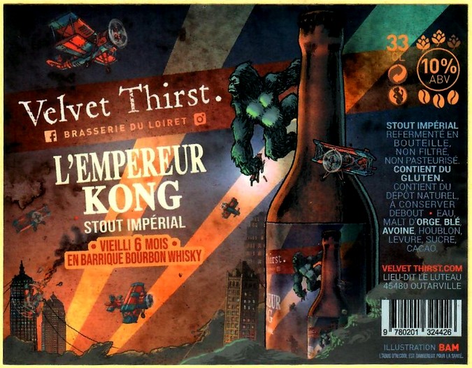 etiquette BRASSERIE VELVET THIRST 08