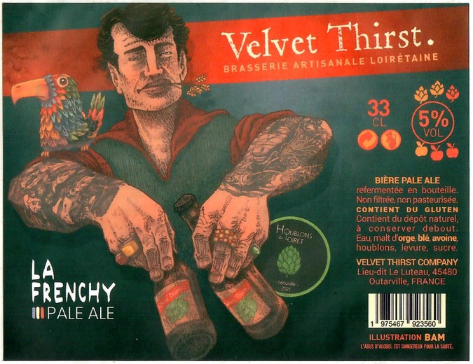 Etiquette BRASSERIE VELVET THIRST 14