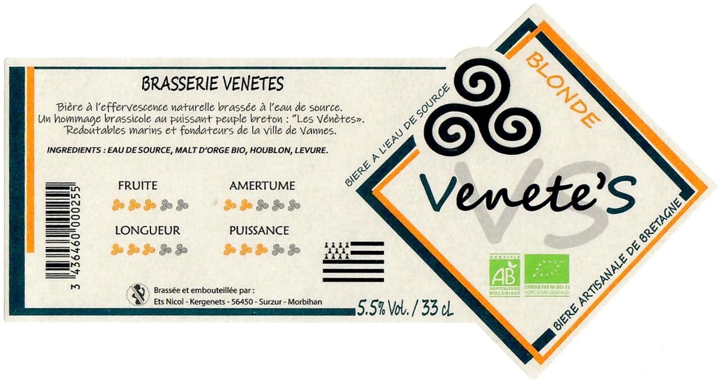 Etiquette BRASSERIE VENETES 07