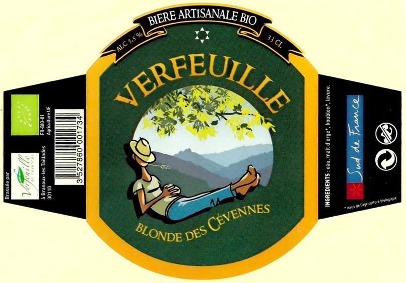 Etiquette BRASSERIE VERFEUILLE 11