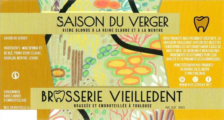 Etiquette BRASSERIE VIEILLEDENT 01
