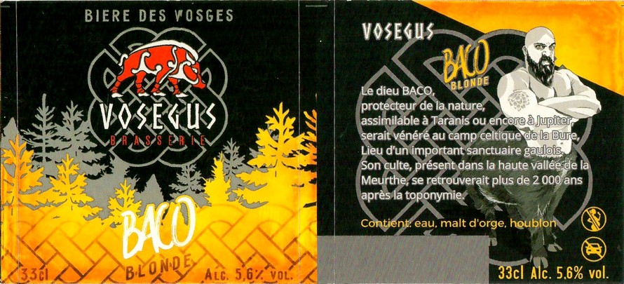 Etiquette BRASSERIE VOSEGUS 01