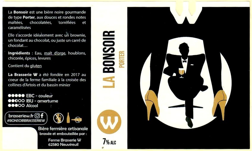 Etiquette BRASSERIE W 02