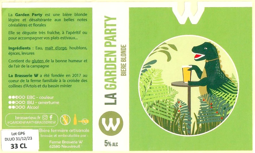 Etiquette BRASSERIE W 05