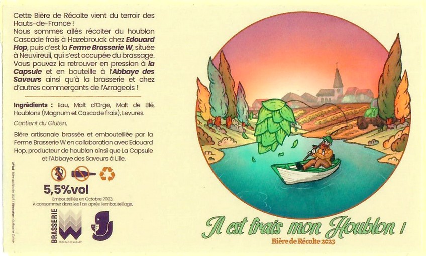 Etiquette BRASSERIE W 12