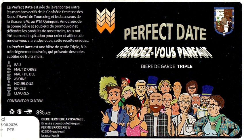 Etiquette BRASSERIE W 14