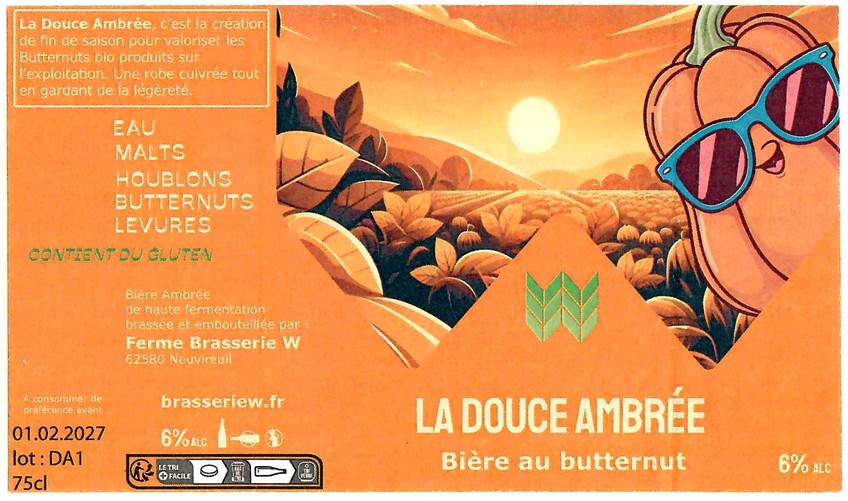 Etiquette BRASSERIE W 15