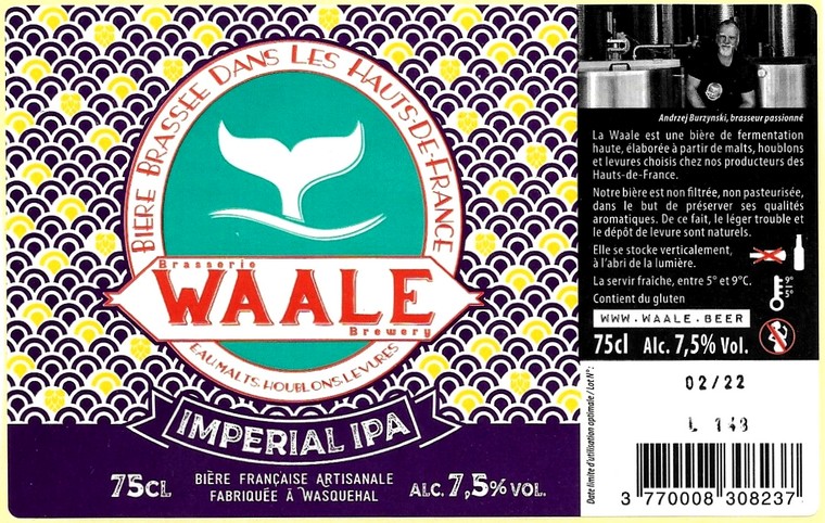 etiquette BRASSERIE WAALE 01