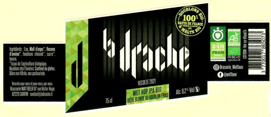 Etiquette BRASSERIE WATTBEER 03