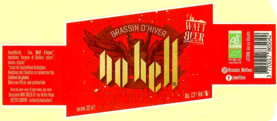 Etiquette BRASSERIE WATTBEER 04