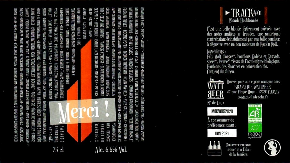 Etiquette BRASSERIE WATTBEER 07