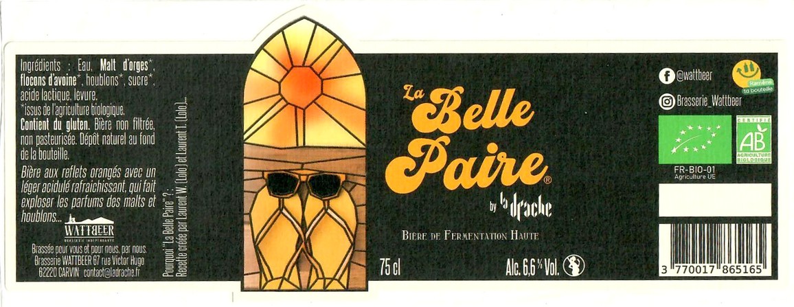 Etiquette BRASSERIE WATTBEER 08