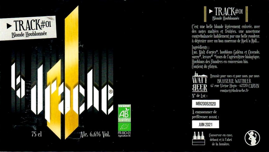 Etiquette BRASSERIE WATTBEER 10