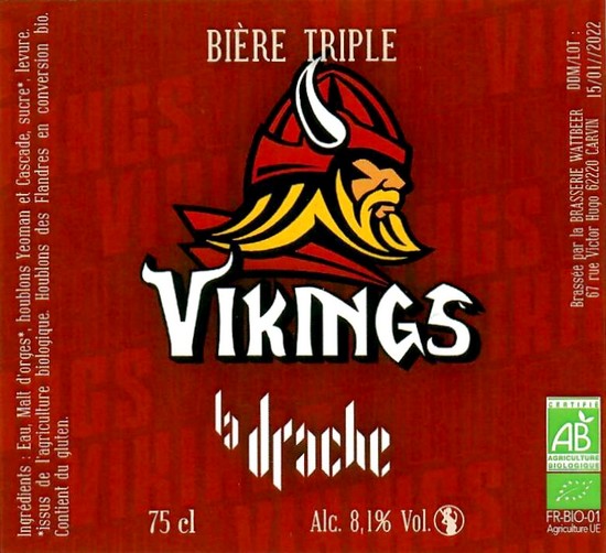 Etiquette BRASSERIE WATTBEER 18