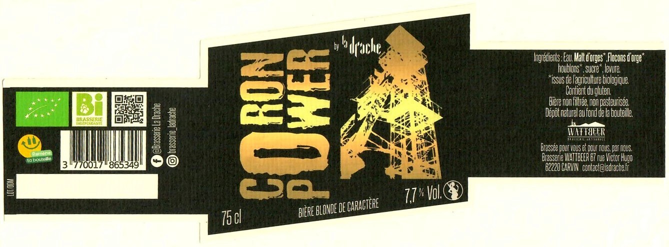 Etiquette BRASSERIE WATTBEER 21