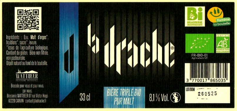 Etiquette BRASSERIE WATTBEER 23