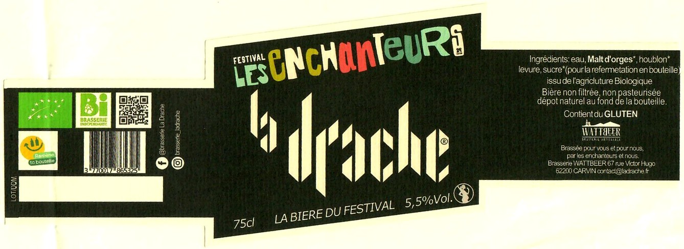 Etiquette BRASSERIE WATTBEER 25