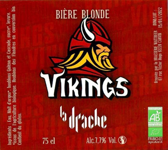 Etiquette BRASSERIE WATTBEER 33