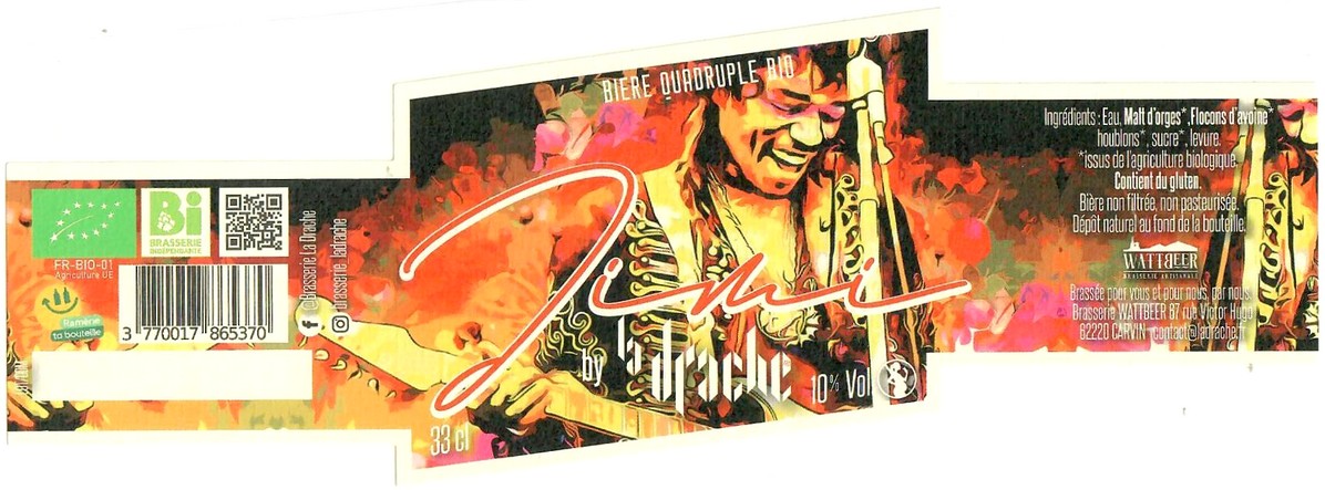 Etiquette BRASSERIE WATTBEER 39