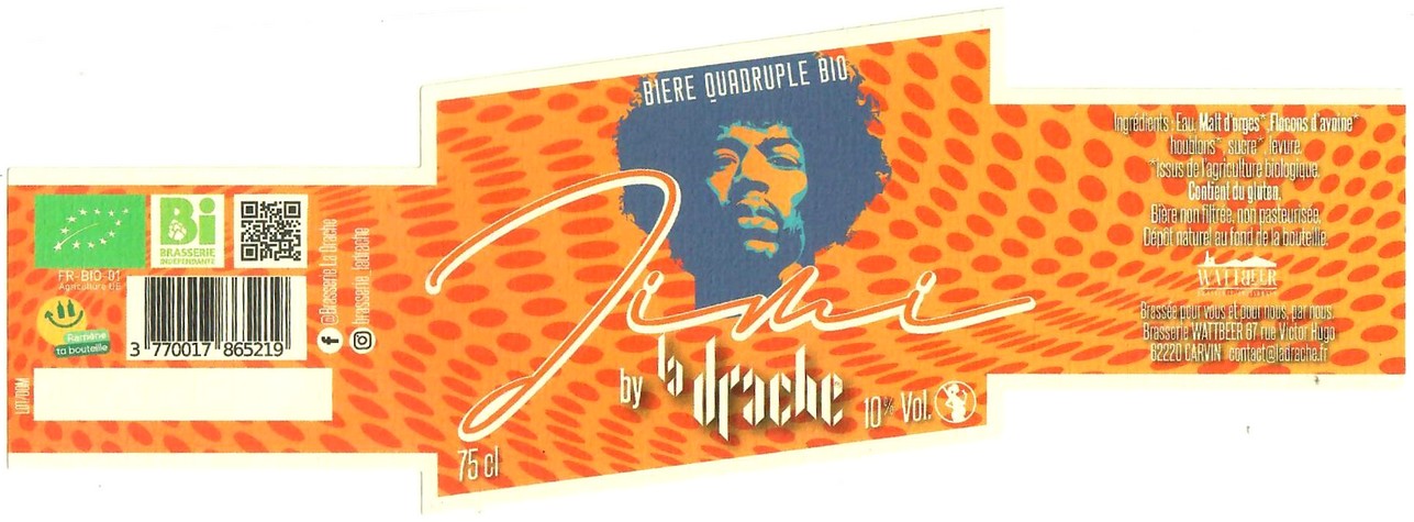 Etiquette BRASSERIE WATTBEER 40