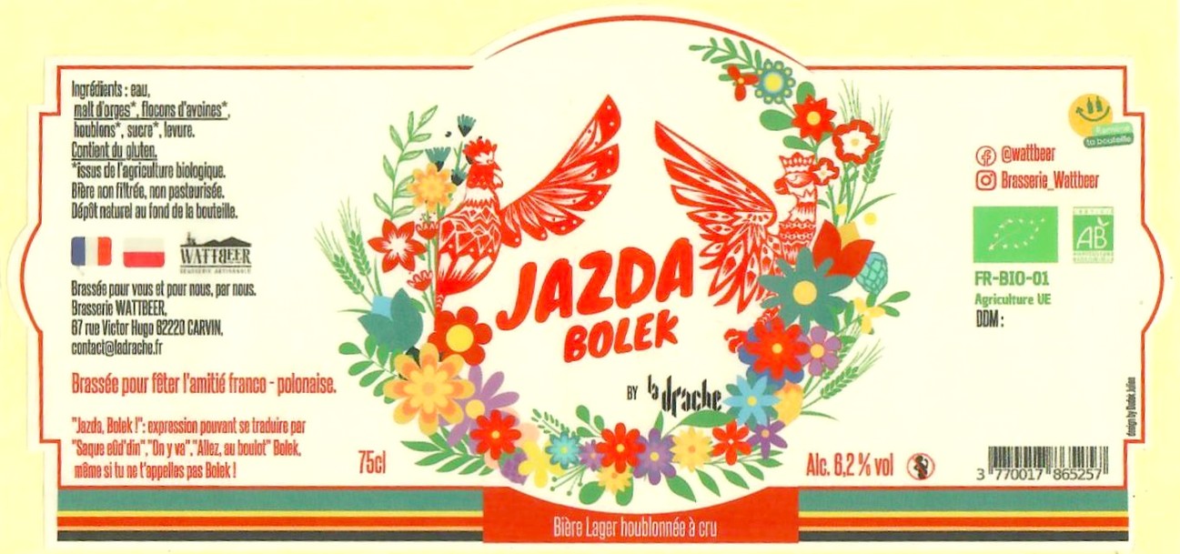 Etiquette BRASSERIE WATTBEER 43