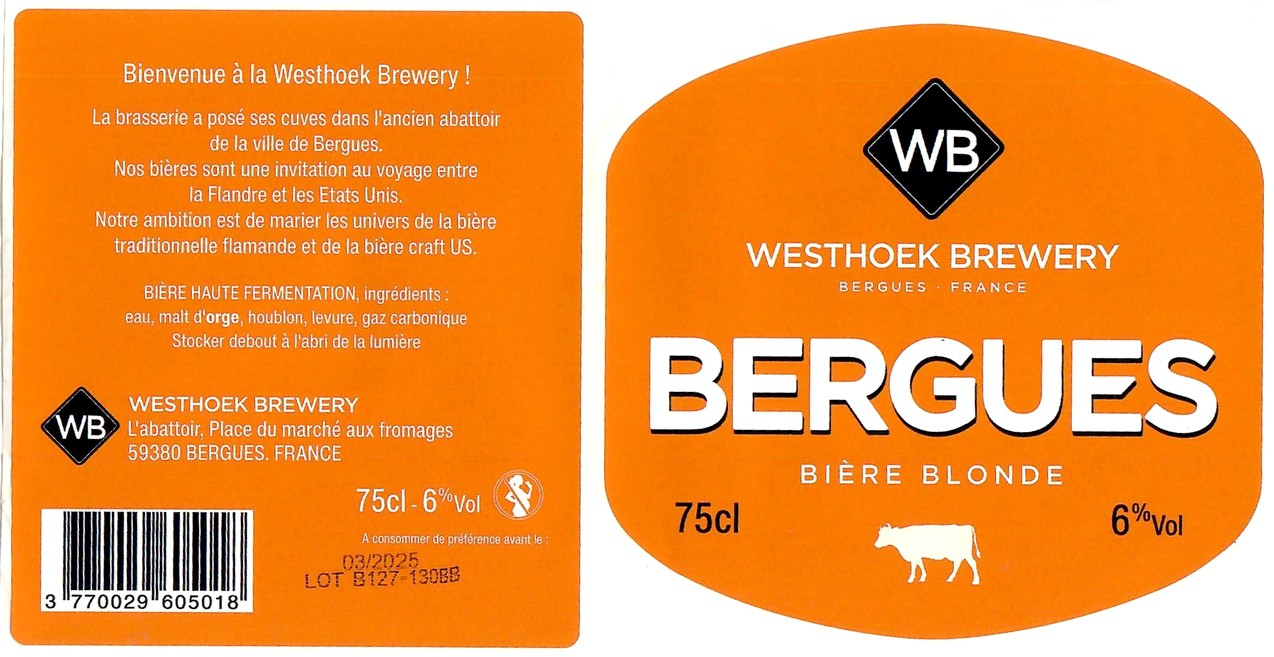 Etiquette BRASSERIE WESTHOEK 02