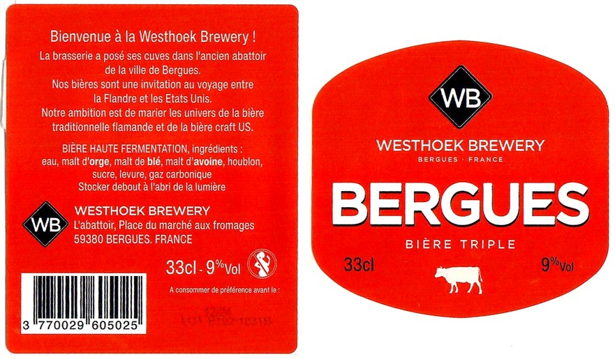 Etiquette BRASSERIE WESTHOEK 09