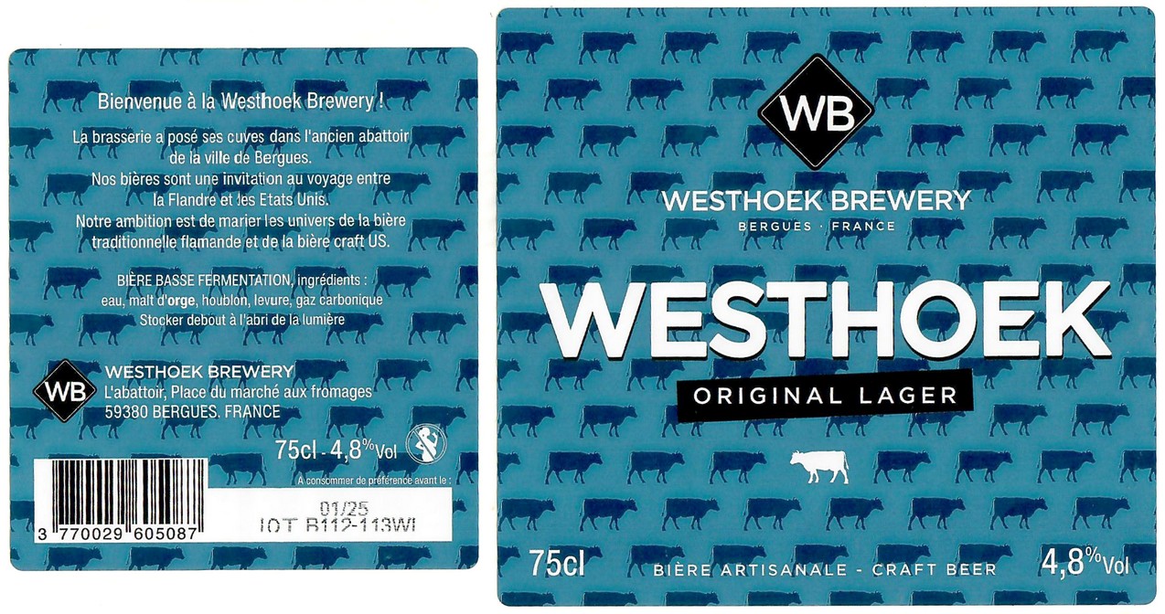 Etiquette BRASSERIE WESTHOEK 10